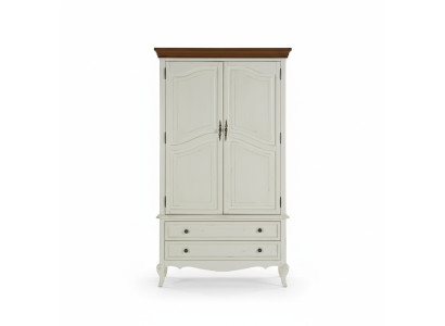 Landhaus Stil Kleiderschrank Design Möbel Schränke Schlafzimmer Weiß Schrank Neu