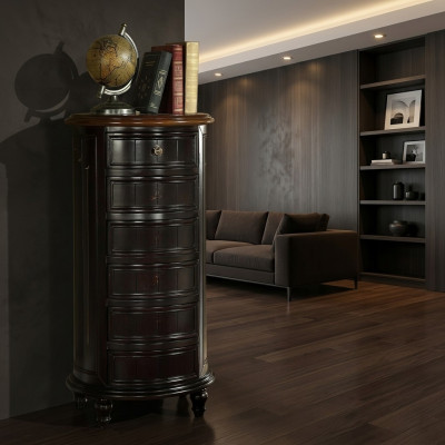 Kommode Designer Kommoden Kommodenschrank Schrank  Designer Schrank Regal rund
