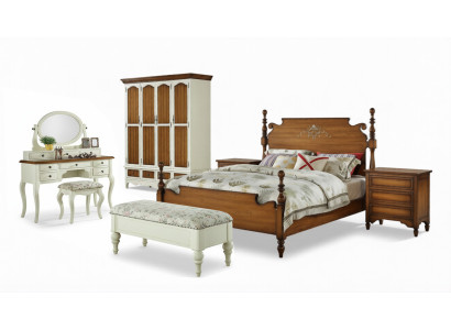 Stilvolles 7-tlg Komplett Schlafzimmer Set Eleganz für Ihr Schlafzimmer