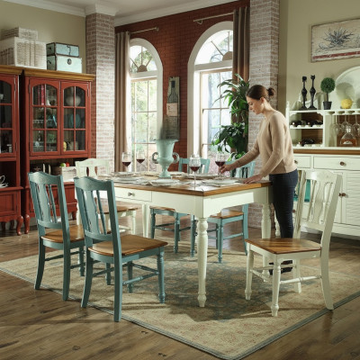 Esstisch Tisch Tisch Esszimmer Wohnzimmer Holz Design Stühle Tische Landhaus