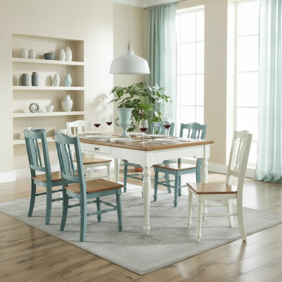 Esstisch Tisch Tisch Esszimmer Wohnzimmer Holz Design Stühle Tische Landhaus