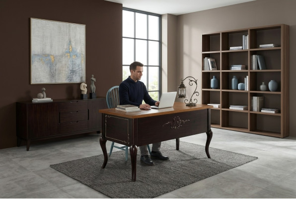 Design Tisch Kanzlei Praxis Tische Chef Schreibtisch Exclusive Büro Einrichtung