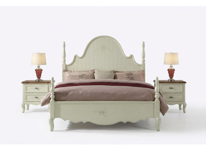 Unverwechselbares weißes Schlafzimmer-Set im klassischen Stil