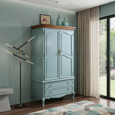 Wohnzimmer Schrank Kleiderschrank Schränke Stil Möbel Schlafzimmer Landhaus Neu
