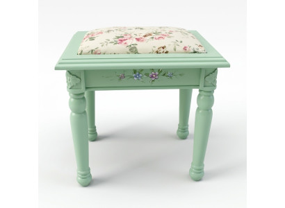 Hocker Poufa Fußhocker Hocker Polsterhocker Sitzhocker Beistell Textil Echtholz