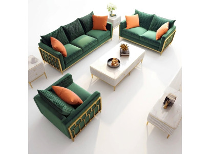 Sofa Leder Couch Polster Sitz 3+2+1 Sitzer Garnitur Design Couchen Sofas