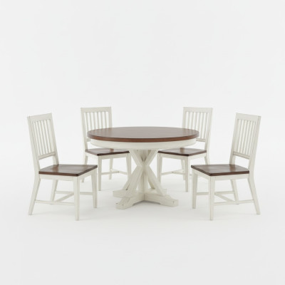 Esstisch 4 Stühle Esszimmer Set Essgruppe Klassischer Tisch Tische Garnitur neu
