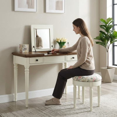 Schminktisch Spiegel Luxus Konsole Kommode Schlafzimmer Konsolentisch Holz Neu