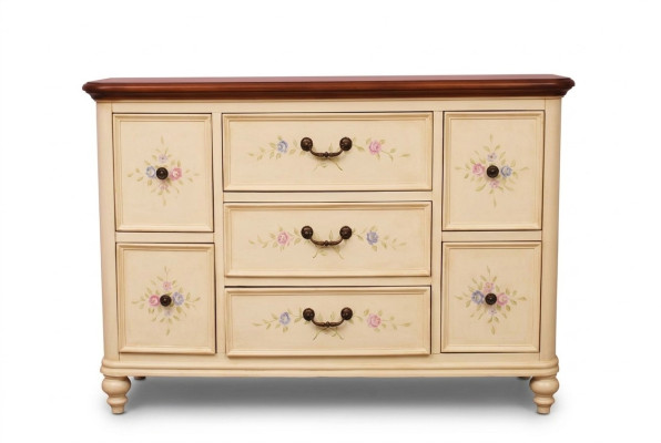Weiß Design Wohnzimmer Kommode Sideboard Anrichte Kommoden Schrank