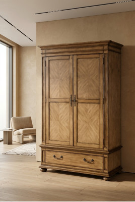 Designer Schlaf Zimmer Schrank Glas Schränke Wand Kleider Luxus Holz Landhaus