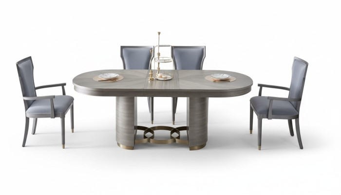 Stuhl Designer Set Sitz Polster Luxus Möbel Lehn Stühle Holz Esszimmer