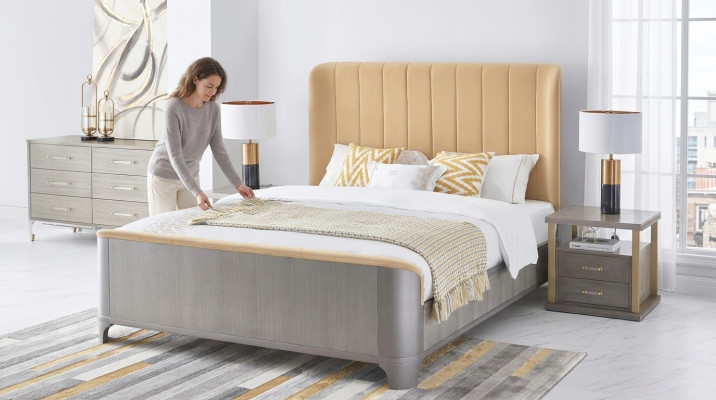 Bett 2x Nachttisch 3tlg. Schlafzimmer Set Betten neu Luxus Modern 180x200 Zimmer