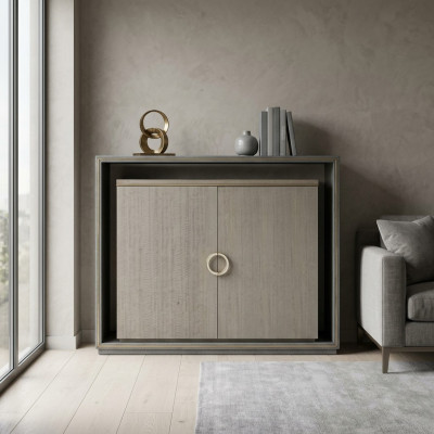 Kommode Möbel Sideboard Design Klassisch Kommoden Holz Modern Luxus Holz Schrank