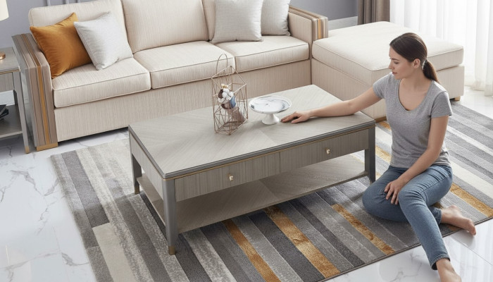 Klassischer Luxus Designer Couchtisch Deko Sofa Wohnzimmer Tisch Beistell