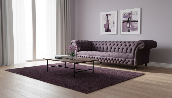 xxl Big Sofa Couch Chesterfield 265cm Polster Sofas 4 Sitzer Leder