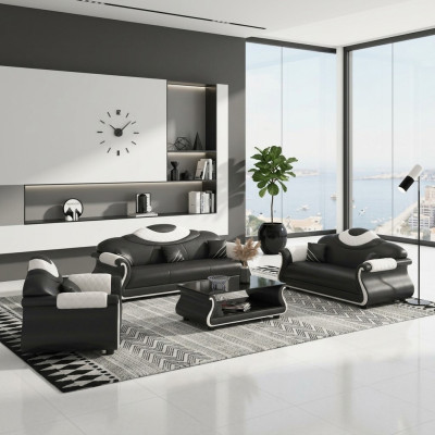 Sofagarnitur 3+2+1 Sitzer Garnitur Sofas 3tlg. Wohnlandschaft Sofa Couch Polster