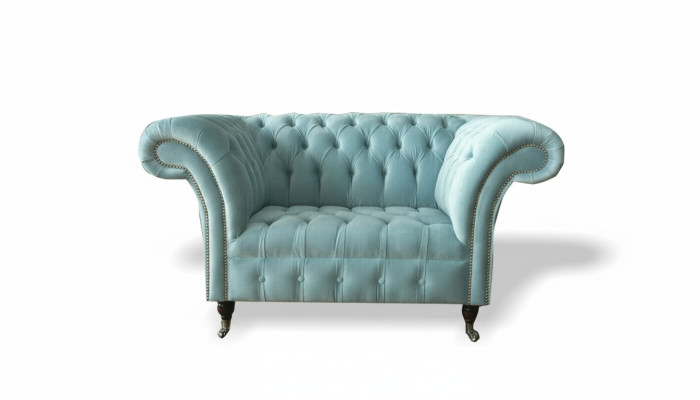Chesterfield Sessel Design Polster Sofa Couch Couchen Sofas Textil Möbel Neu
