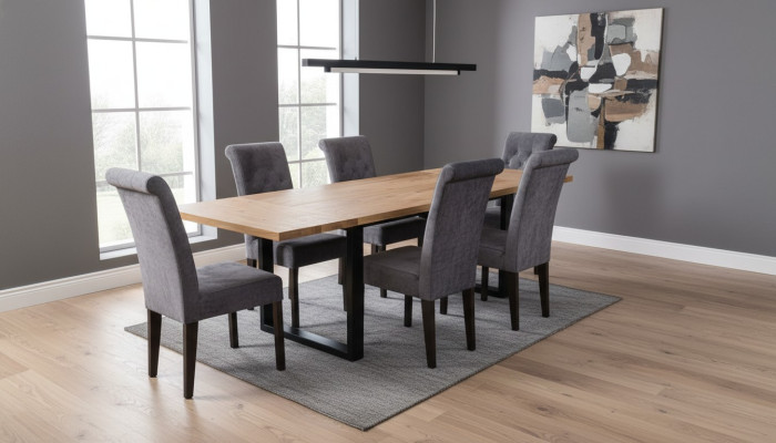 Esstisch 6x Stühle Stuhl TischEsszimmer Set Essgruppe Tische 7tlg Garnitur Neu