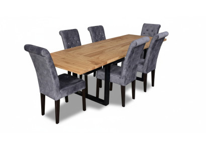 Esstisch 6x Stühle Stuhl TischEsszimmer Set Essgruppe Tische 7tlg Garnitur Neu