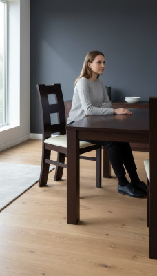 Design Lehnstuhl Stühle Polster Stühle Chef Sessel Holzstuhl Lehnstühle Holz Neu