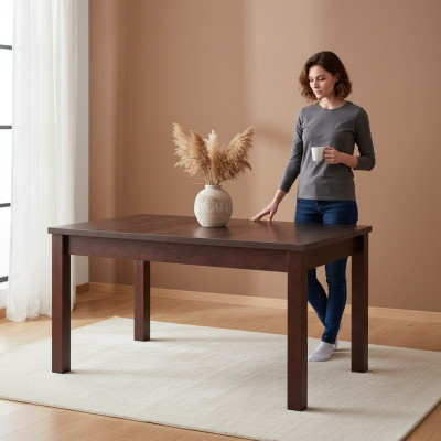 Esstisch Tisch Esszimmer Wohnzimmer Holz Design Luxus Modern 80x140/180 Neu