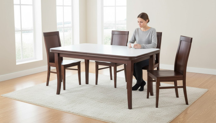 Designer Luxus Ess Tisch Konferenz Tische Luxus Möbel Esszimmer Holz 90x160/200