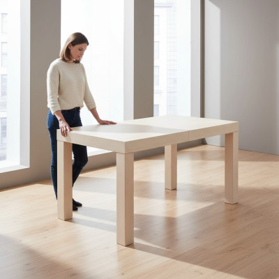Modern Esstisch Esstische Tische Meeting Tisch Büro Design Holz 80x140/180cm Neu