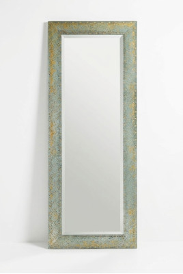 Klassischer Wandspiegel Holzrahmen Spiegel Möbel 180x90 Hängespiegel Wohnzimmer