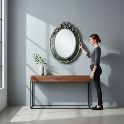 Dekoration Wandspiegel Möbel Wohnen Inneneinrichtung Garderobe Wand Spiegel Neu