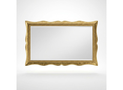 Spiegel wand glas xxl gold groß 181x91 rahmen holz Hängespiegel Barock Rokoko