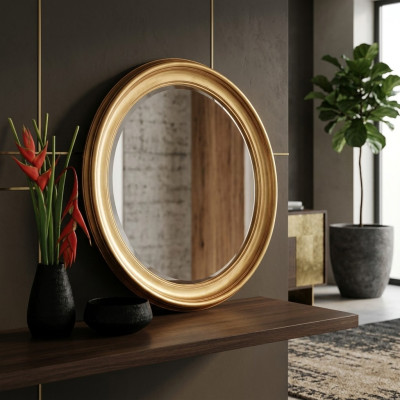 Spiegel Wandspiegel Flurspiegel Bad Weiss Modern Holz Wand Dekoration Spieglein