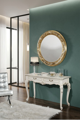 Runde Wandspiegel Spiegel Bad Flur Design Salon Medusa Antik Stil Glas Rund Neu