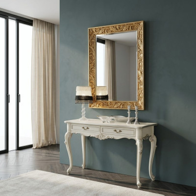 Spiegel Italienische Design Möbel Standspiegel Anrichte 93x183cm Barock Rokoko
