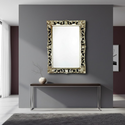 Wohnzimmer Spiegel Wandspiegel Designer Dielen Bad Holz Glas Design 113x113 Neu