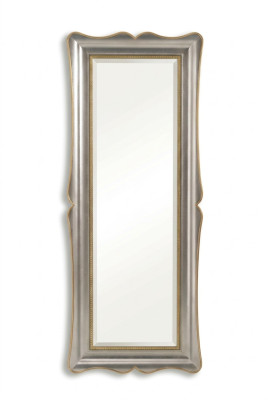 Klassischer Wandspiegel Holzrahmen Spiegel Möbel Neu 95x185 Glas Design Rahmen