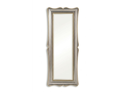 Klassischer Wandspiegel Holzrahmen Spiegel Möbel Neu 95x185 Glas Design Rahmen