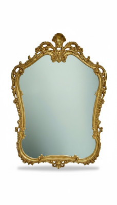 Spiegel Wandspiegel Barock Rokoko Dielen Wohnzimmer Bad Holz Glas Design SP7560