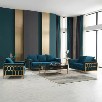 Wohnzimmer Design Sofa Sofagarnitur 3+2+1 Sitz Moderne Couch Set