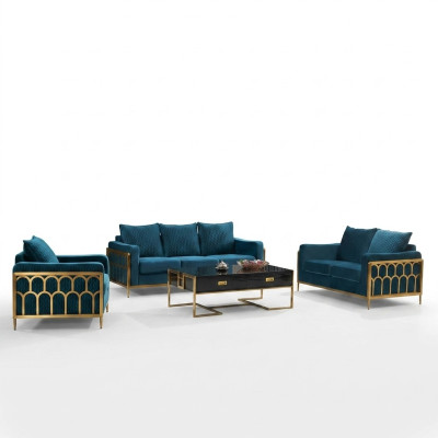 Wohnzimmer Design Sofa Sofagarnitur 3+2+1 Sitz Moderne Couch Set
