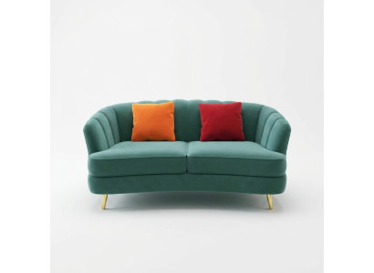 Zweisitzer Sofa 2 Sitzer Design Sofas Polster Moderne Sitz Stoff Textil Couch !