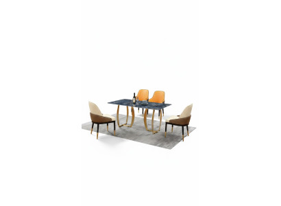 Esstisch Tisch Gruppe Esszimmer Tische Wohnzimmer Holz Garnitur Design