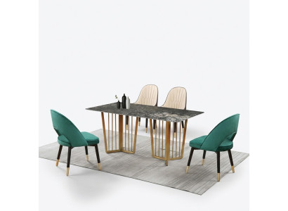 Designer Esstisch Tisch Esszimmer Wohnzimmer Design Tische 180x90cm