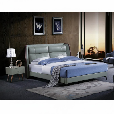 Bett Polster Design Luxus Doppel Hotel Betten Schlaf Zimmer Holz Neu 180x200cm