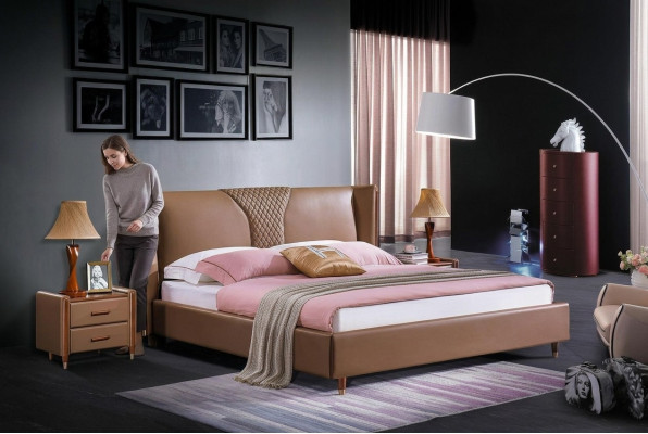 Bett Textil 2x Nachttisch 3tlg. Schlafzimmer Set Möbel Modern Luxus Betten