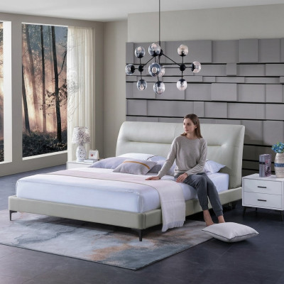 Bett Polster Design Luxus Doppel Hotel Betten Leder Schlaf Zimmer Luxus