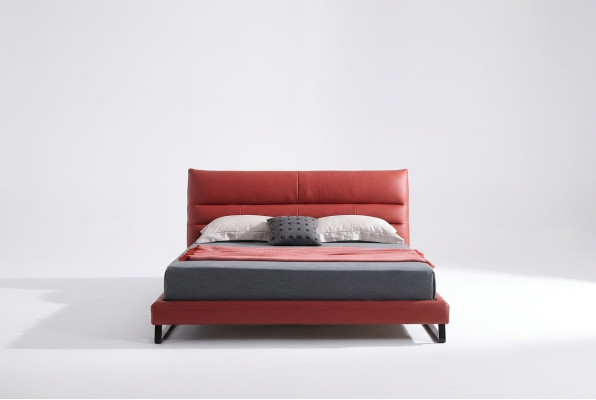 Bett Polster Design Luxus Deko Doppel Hotel Betten Schlaf Zimmer Leder