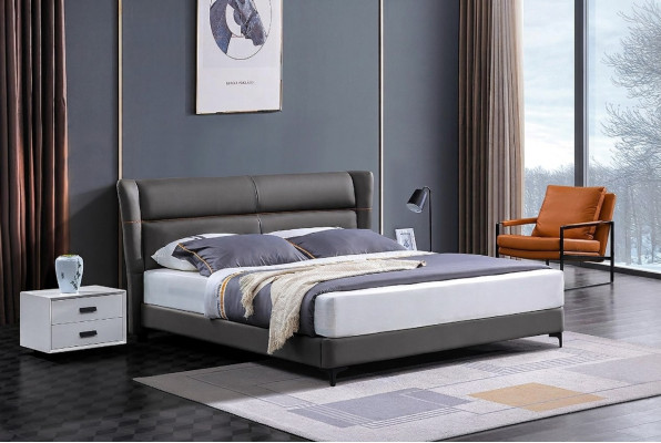 Luxus Bett Lederbett Polsterbett Bettkasten Doppel Schlafzimmer Ehebett Betten