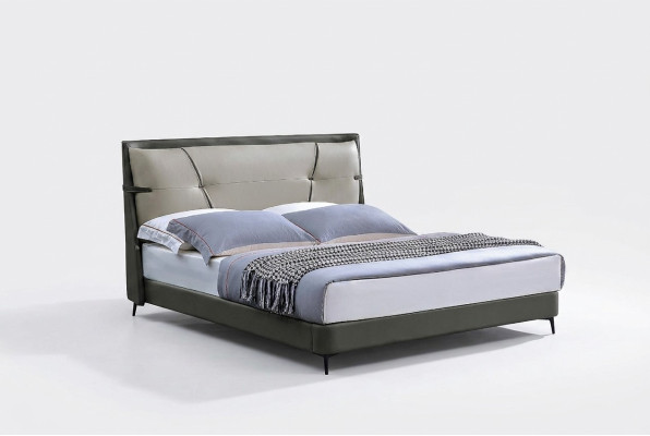 Luxus Möbel Betten Doppelbett Schlafzimmer Doppel Bett Beige Hotel Einrichtung