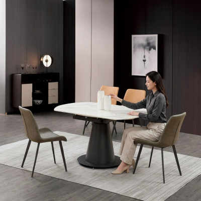 Design Esstisch Runder Tisch Esszimmer Wohnzimmer Tische 150x90