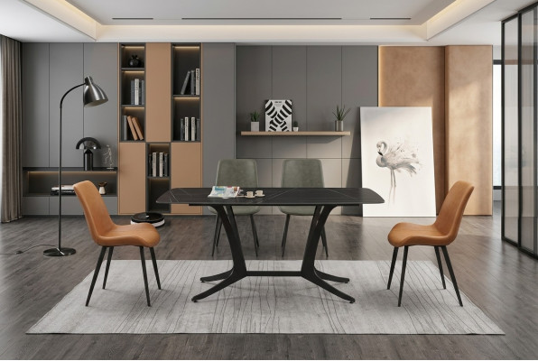 Designer Esstisch Tisch Esszimmer Deko Wohnzimmer Design Tische 180x90cm
